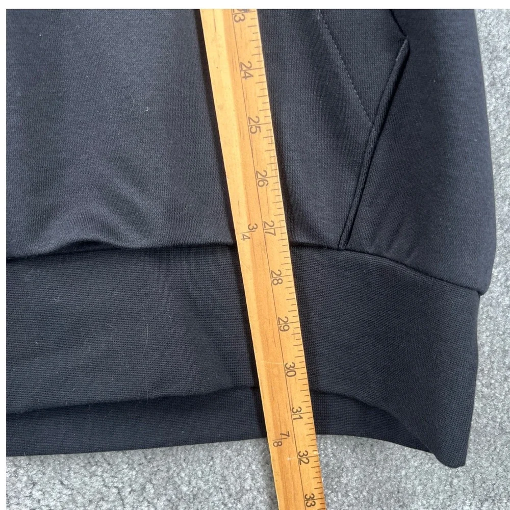 Adidas Mens Big Logo Fleece Hoodie Black‎ White IN6159 Size XXL Regular Fit NWT